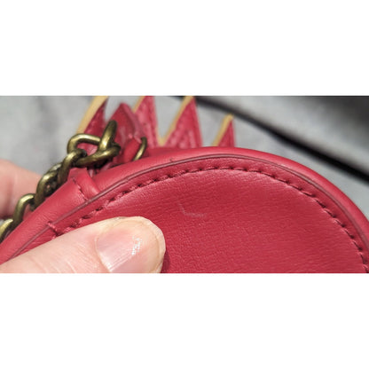 Disney Descendants Evie Heart Crown Purse With Gold Tone Chain And Details