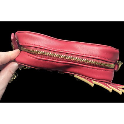 Disney Descendants Evie Heart Crown Purse With Gold Tone Chain And Details