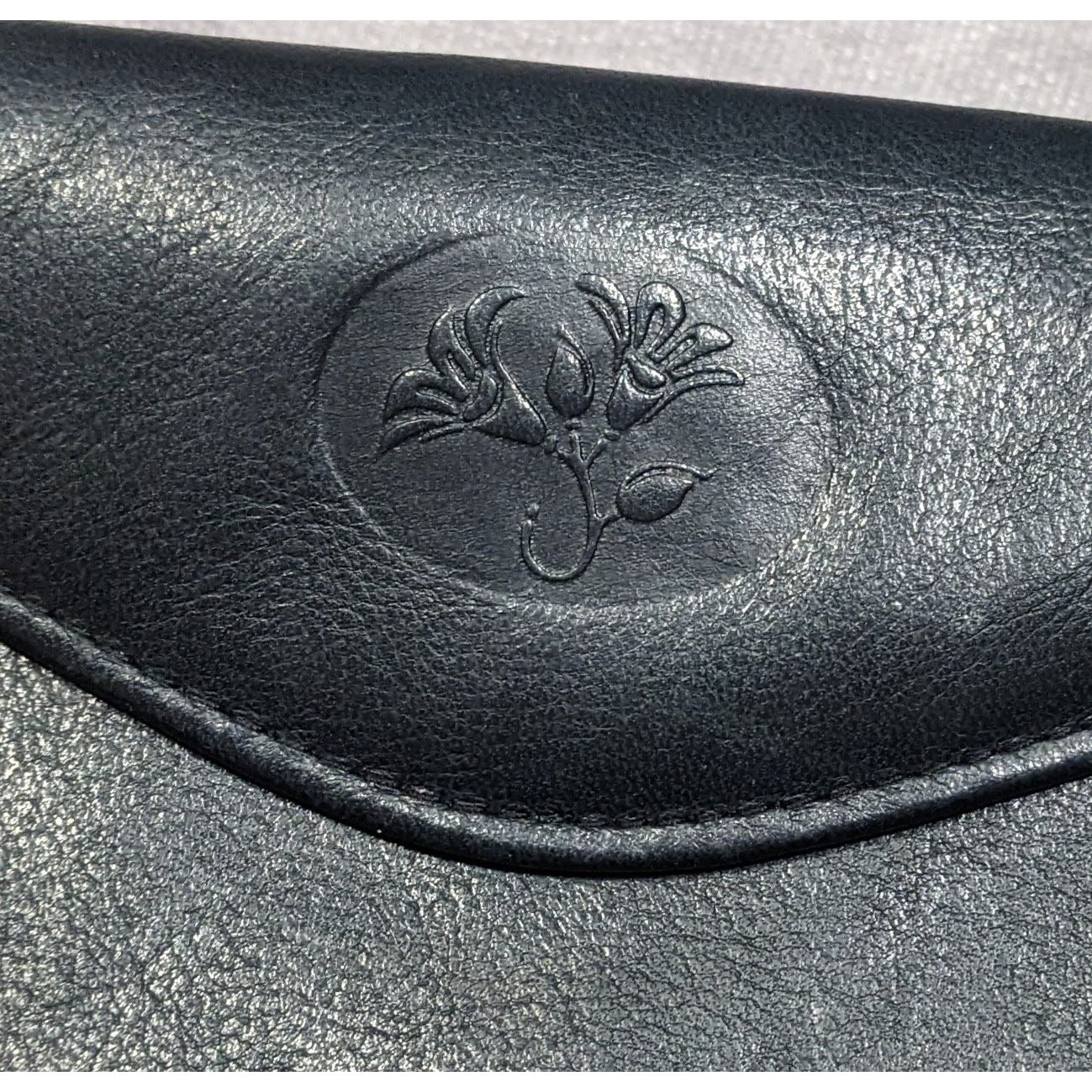 Vintage Buxton Leather Black Wallet With Attached Coin Pouch