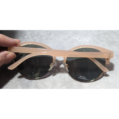 Old Navy Pink Half Frame Mirror Sunglasses