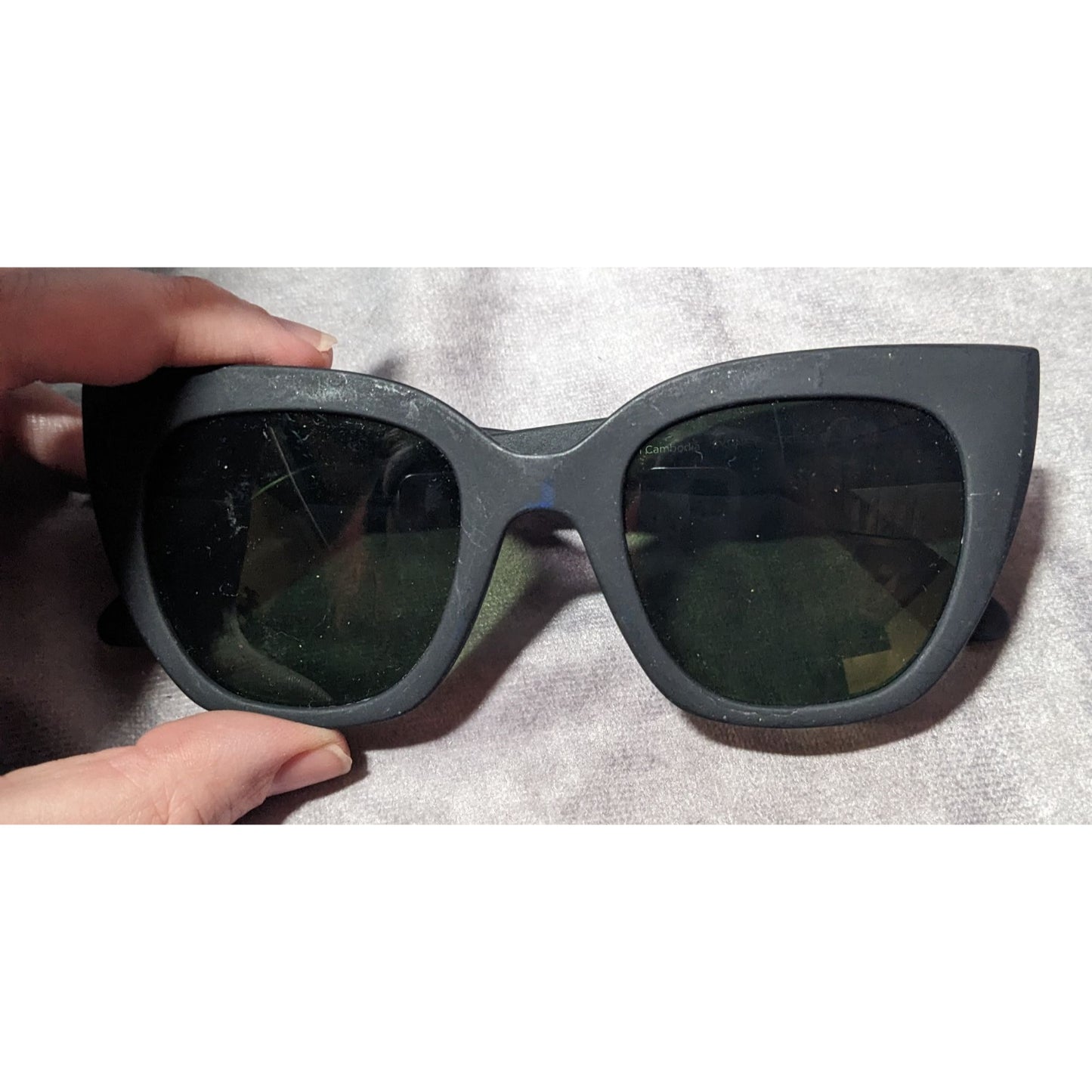 Toms Black Cateye Traveler Collection Sydney Sunglasses