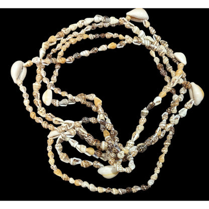 Beachy Two Layer Seashell Beaded Necklace