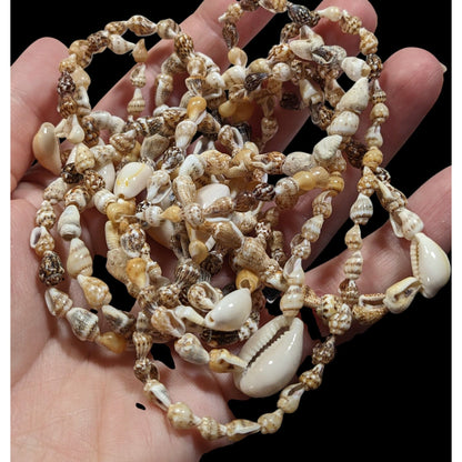 Beachy Two Layer Seashell Beaded Necklace