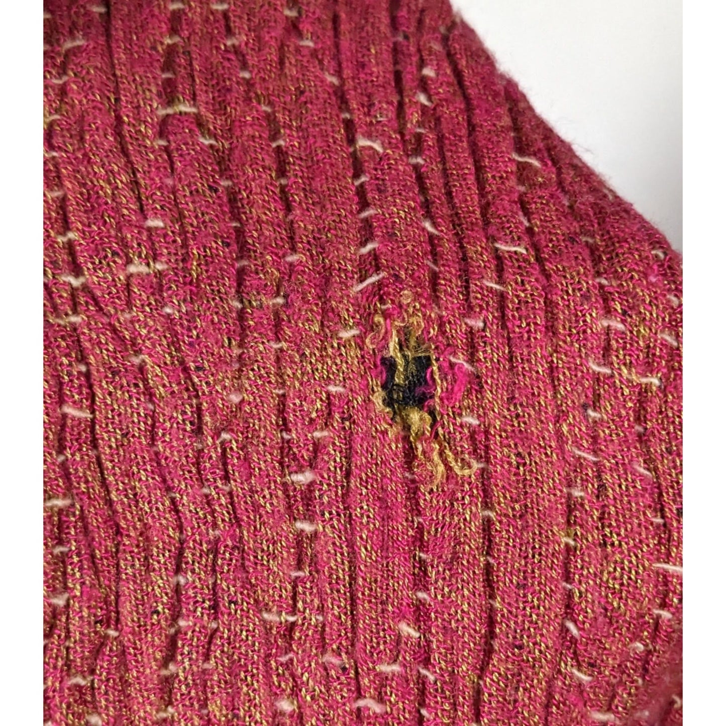 Vintage Bohemian Grey And Pink Floral Embroidered Scarf