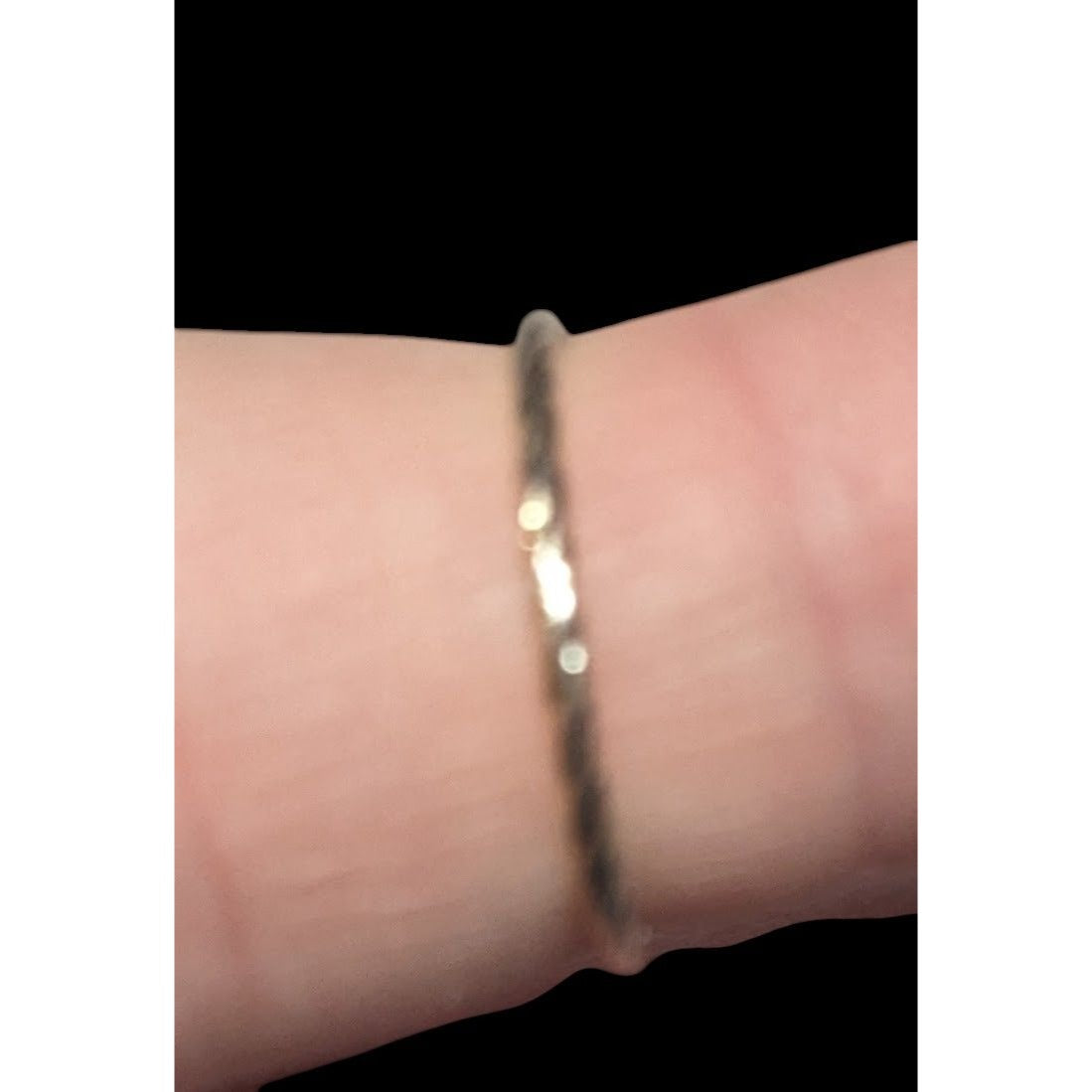 Minimalist Fairycore Butterfly Charm Gold Tone Ring Size 5