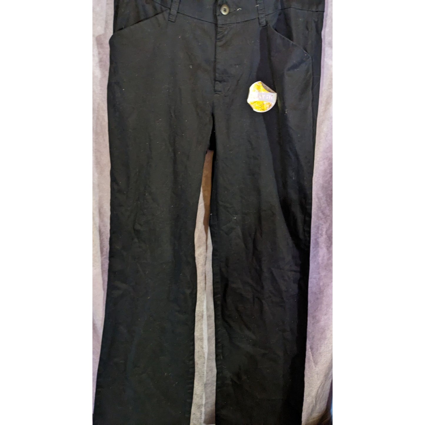 Riders By Lee Curvy Fit Midrise Trouser Pants Black Size 14L