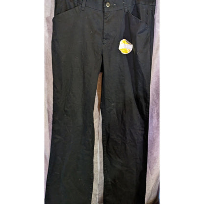 Riders By Lee Curvy Fit Midrise Trouser Pants Black Size 14L