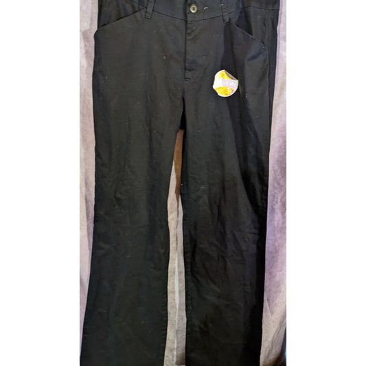 Riders By Lee Curvy Fit Midrise Trouser Pants Black Size 14L