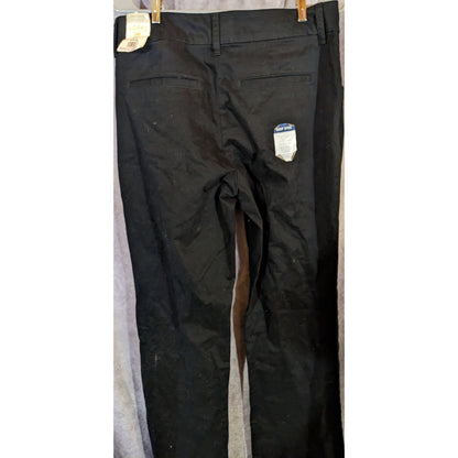 Riders By Lee Curvy Fit Midrise Trouser Pants Black Size 14L