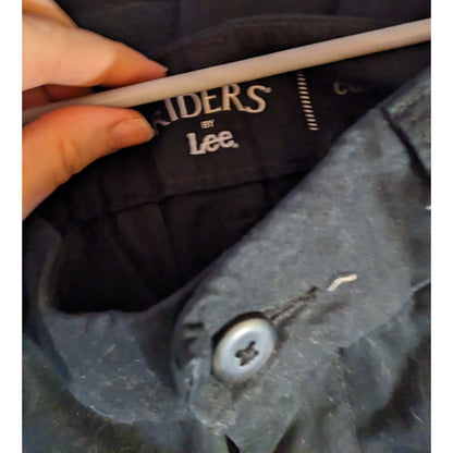 Riders By Lee Curvy Fit Midrise Trouser Pants Black Size 14L