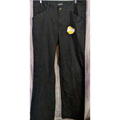 Riders By Lee Curvy Fit Midrise Trouser Pants Black Size 14L