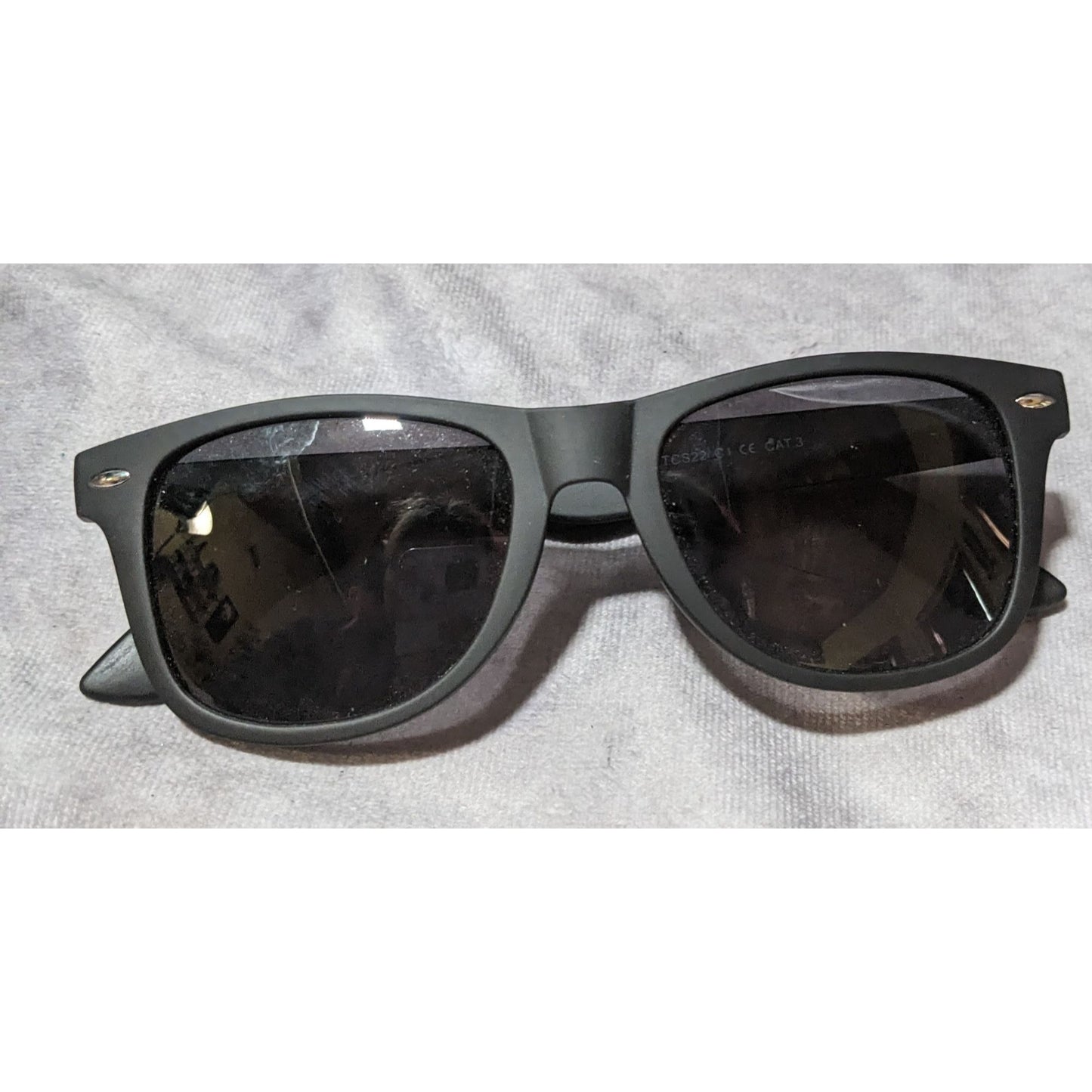 Retro Black Kaliyadi Velvet Touch Sunglasses