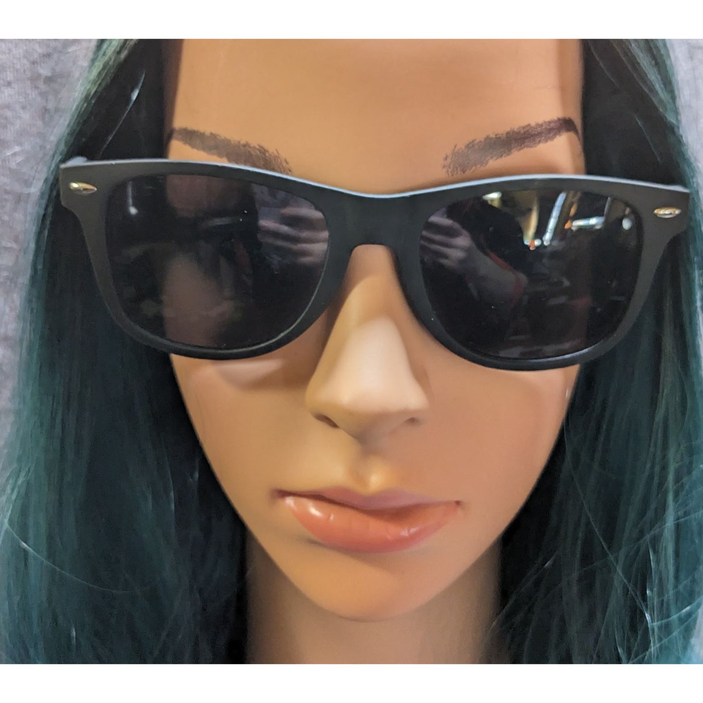 Retro Black Kaliyadi Velvet Touch Sunglasses