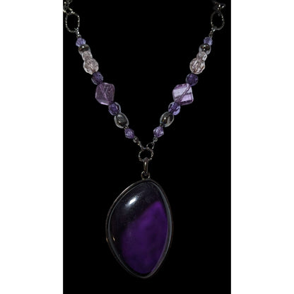 Gothic Purple Chico's Elegant Pendant Necklace