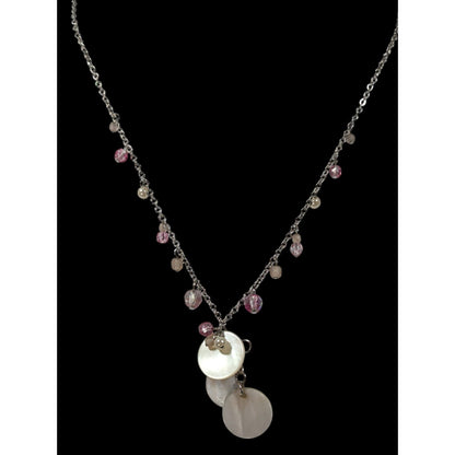 Cookie Lee Coquette Beaded Shell Necklace