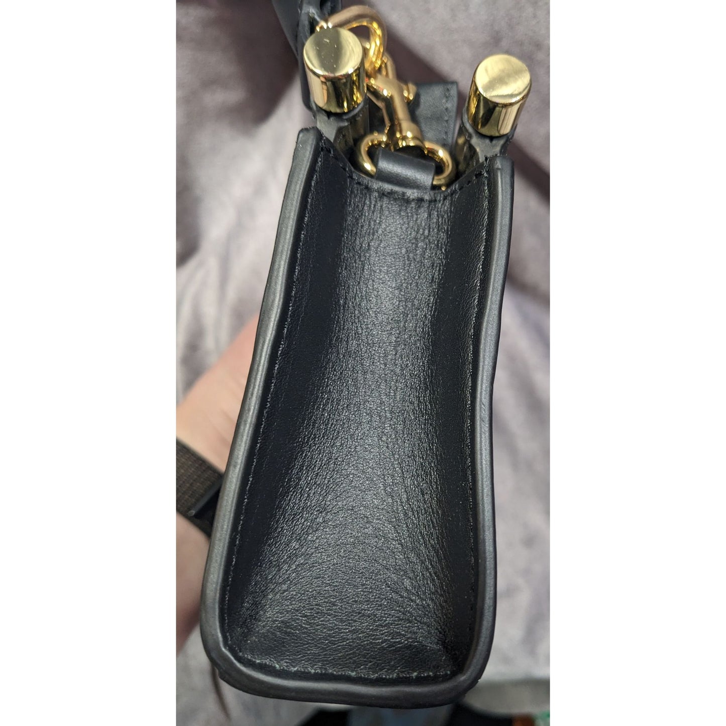 Max + Min Micro-Mini Meru Clutch In Black