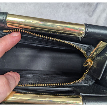 Max + Min Micro-Mini Meru Clutch In Black