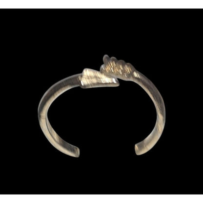 Minimalist Gold Tone Arrow Wrap Ring Size 5 1/2