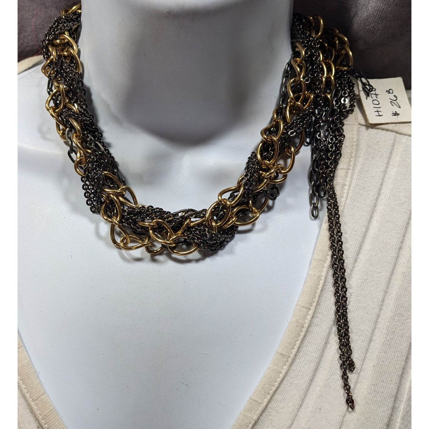 Gemma Redux Gothic Punk Multi Chain Necklace