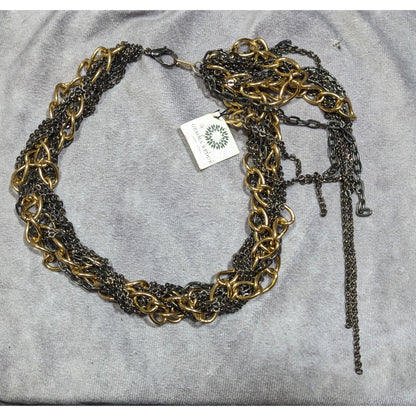 Gemma Redux Gothic Punk Multi Chain Necklace
