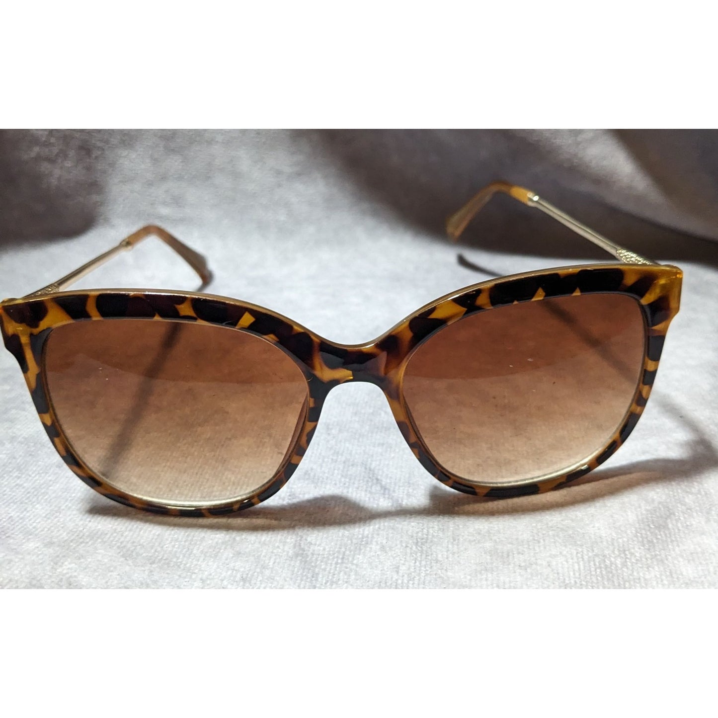 Adrienne Vittadini Tortoise Cateye Sunglasses