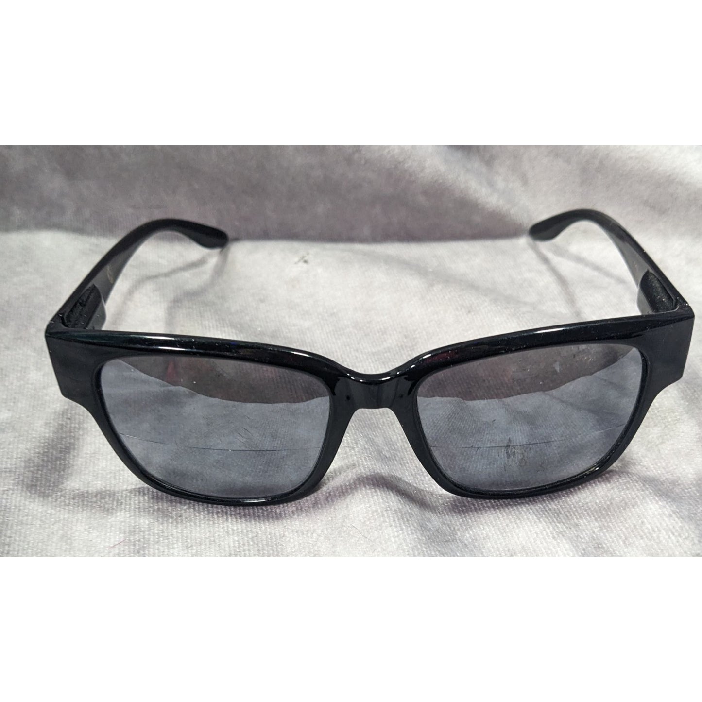 Classic Retro Black Bifocal Reader Sunglasses