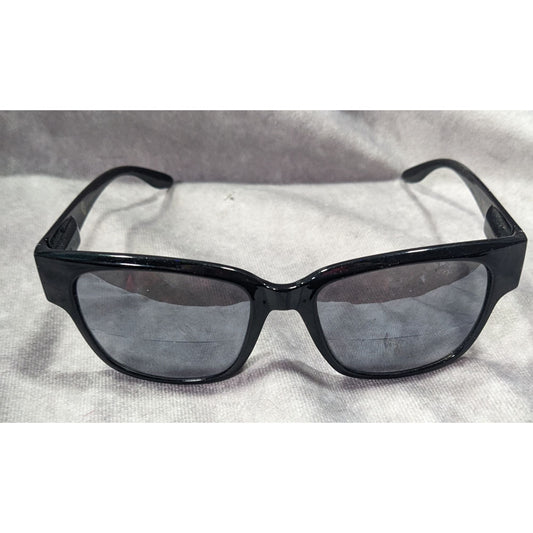 Classic Retro Black Bifocal Reader Sunglasses