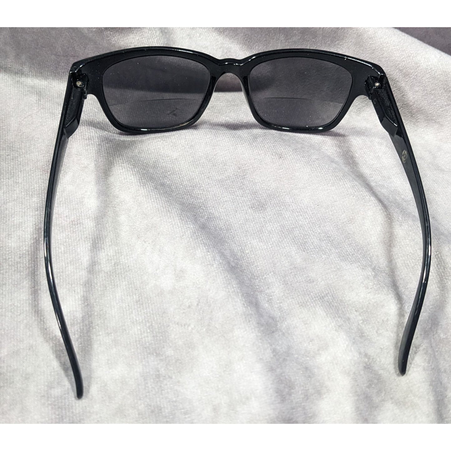 Classic Retro Black Bifocal Reader Sunglasses