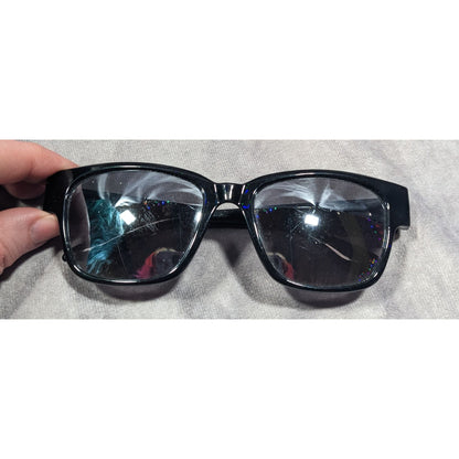Classic Retro Black Bifocal Reader Sunglasses