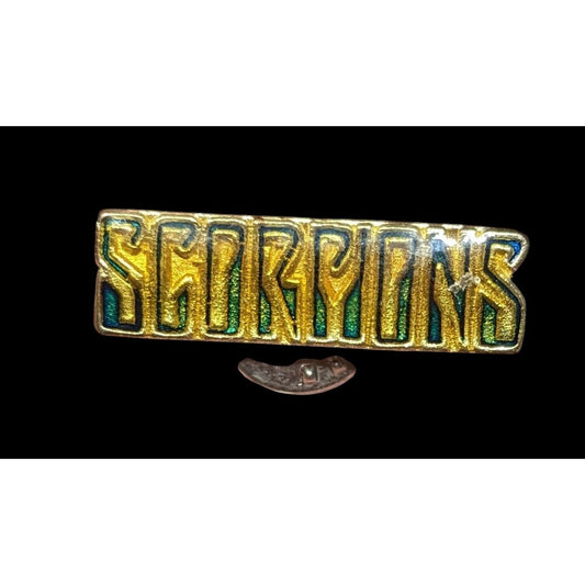 Vintage 80s Scorpions Hair Metal Collectible Lapel Pin