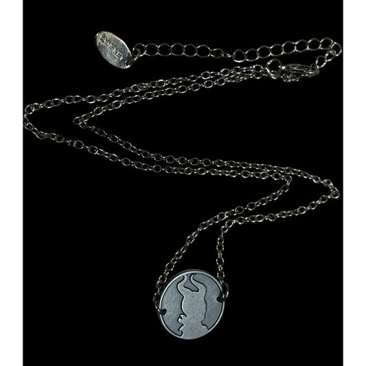 Disney Maleficent Black Cameo Pendant Necklace