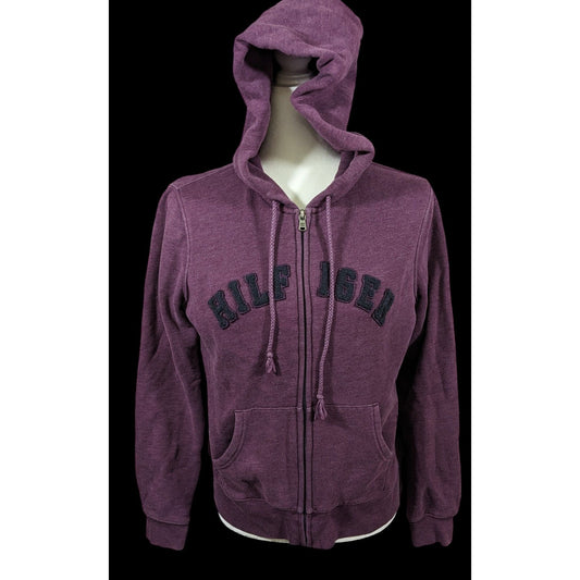 Preppy Purple Zip Hoodie by Tommy Hilfiger