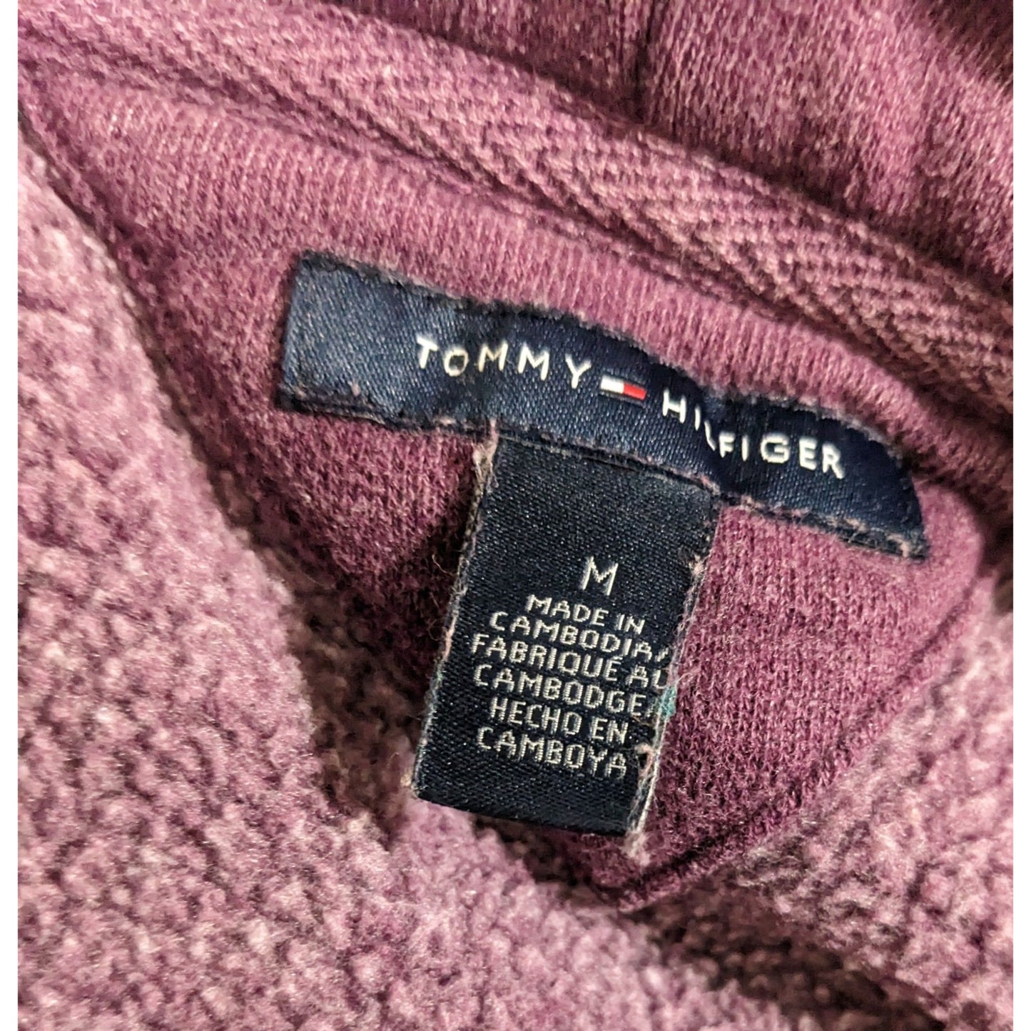 Preppy Purple Zip Hoodie by Tommy Hilfiger