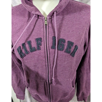 Preppy Purple Zip Hoodie by Tommy Hilfiger