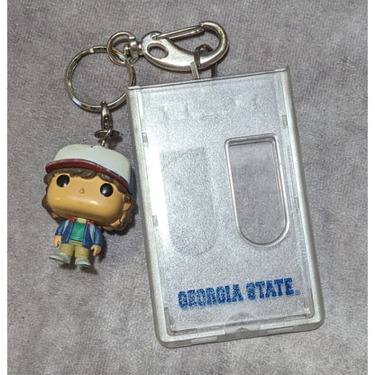 Stranger Things Dustin Funko Keychain With Georgia State ID Holder