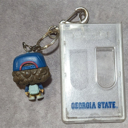 Stranger Things Dustin Funko Keychain With Georgia State ID Holder