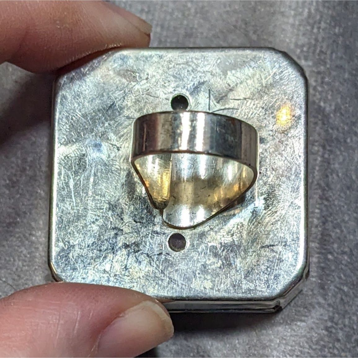 Fantasy Glam Rainbow Glass Oversized Faceted Costume Ring