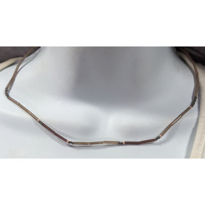 Curve Brand Minimalist Glass Beaded Necklace