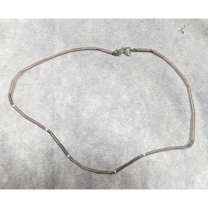 Curve Brand Minimalist Glass Beaded Necklace