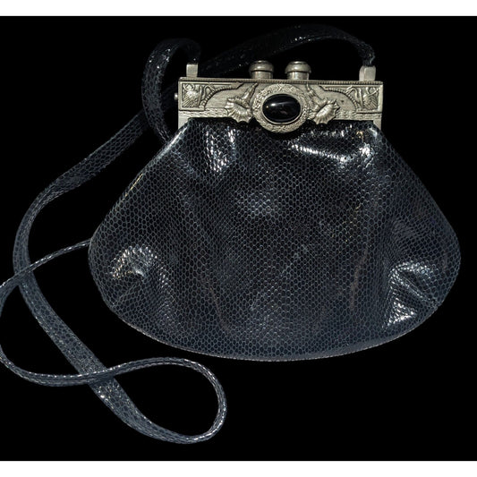 Vintage Moulin Rouge James Culver Gothic Leather Shoulder Bag