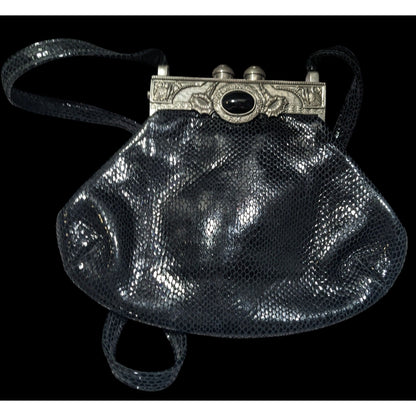 Vintage Moulin Rouge James Culver Gothic Leather Shoulder Bag