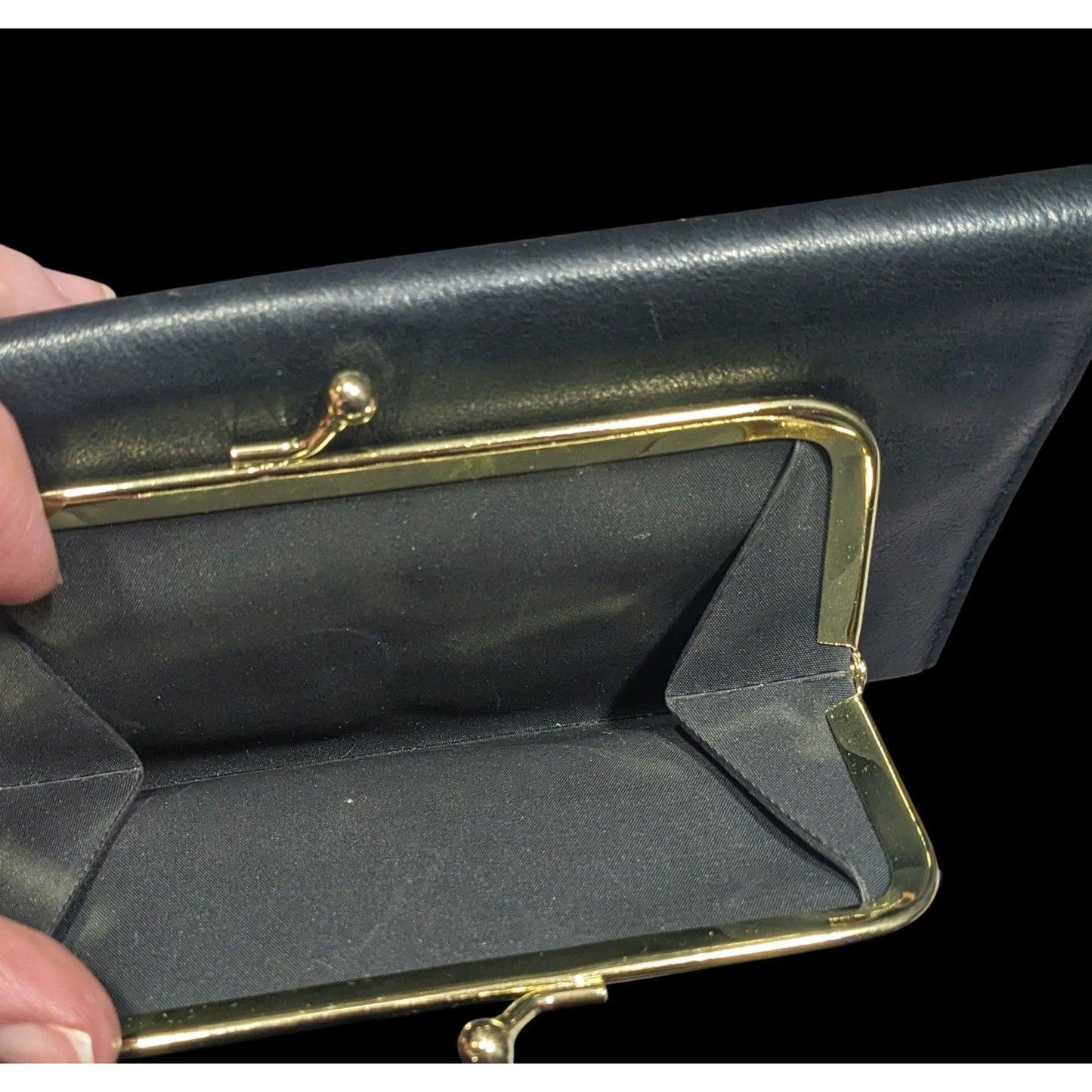 Vintage Moulin Rouge James Culver Gothic Leather Shoulder Bag