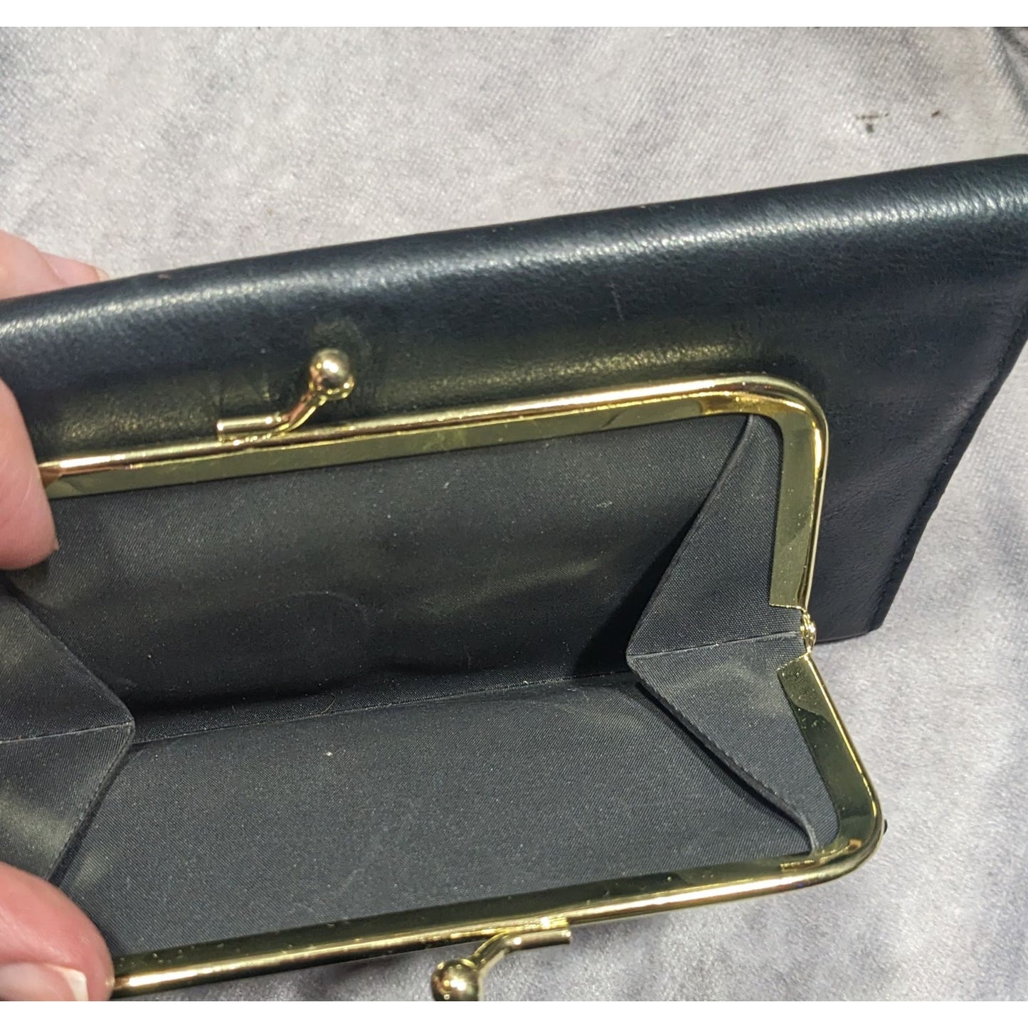 Vintage Moulin Rouge James Culver Gothic Leather Shoulder Bag