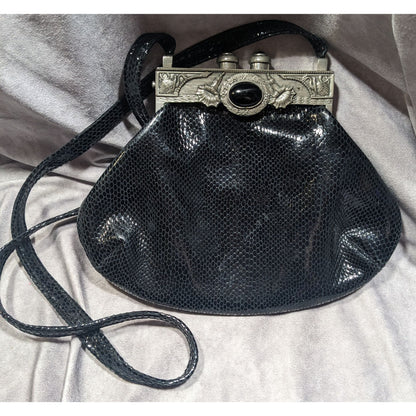 Vintage Moulin Rouge James Culver Gothic Leather Shoulder Bag