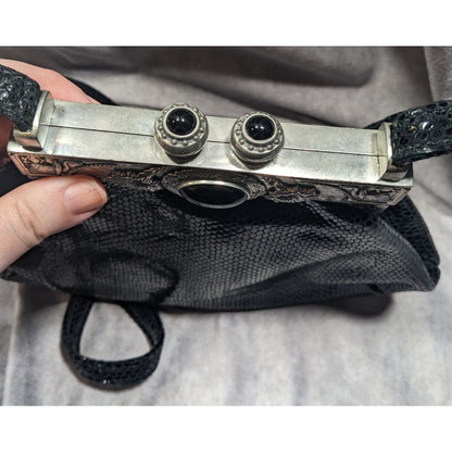 Vintage Moulin Rouge James Culver Gothic Leather Shoulder Bag