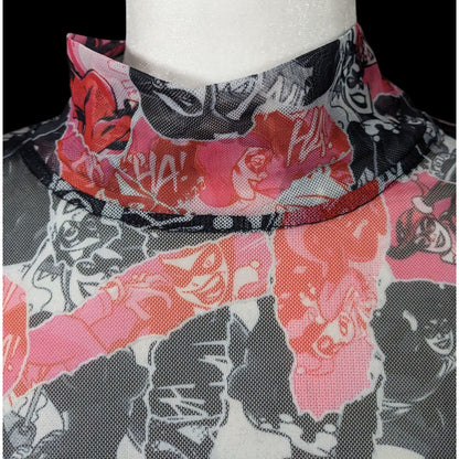 Harley Quinn x Smak Parlour Semi Sheer Crop Top Size 1X