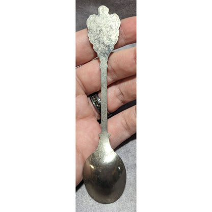 Vintage Retro Metal Silver Tone Paris Eiffel Tower Souvenir Spoon 5 Inch