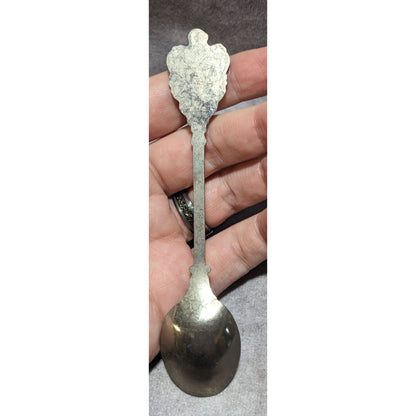 Vintage Retro Metal Silver Tone Paris Eiffel Tower Souvenir Spoon 5 Inch