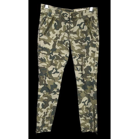 Wishlist Camo Skinny Jeans With Zippers