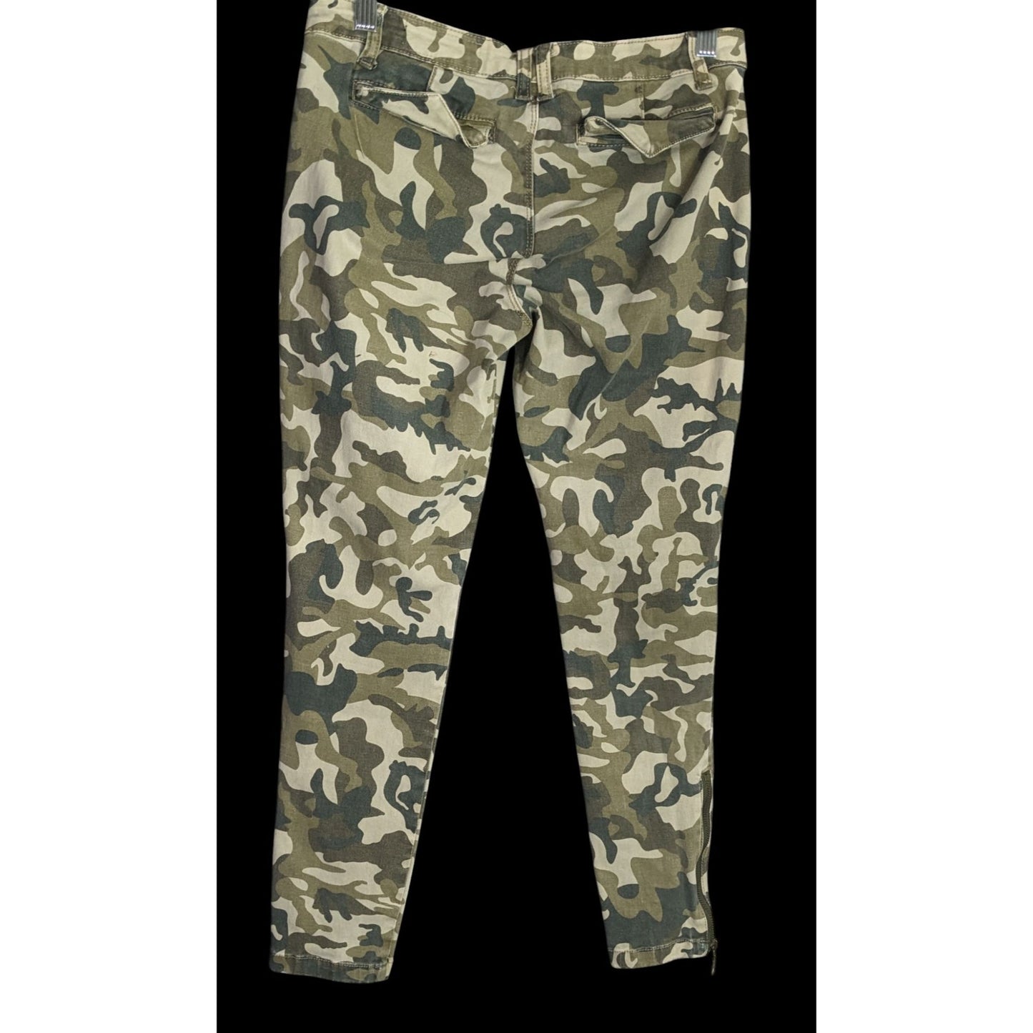 Wishlist Camo Skinny Jeans With Zippers